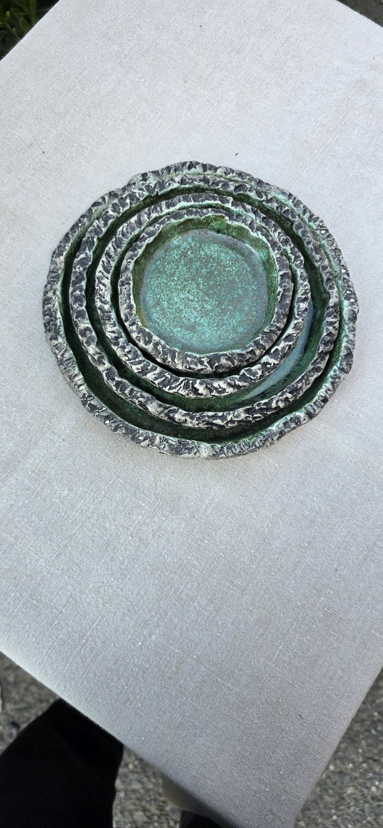 bedrock green 4 lü sunum tabağı