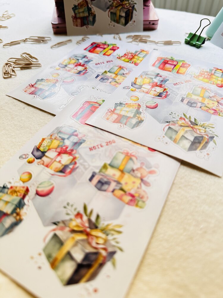 Hediye Paket Sticker