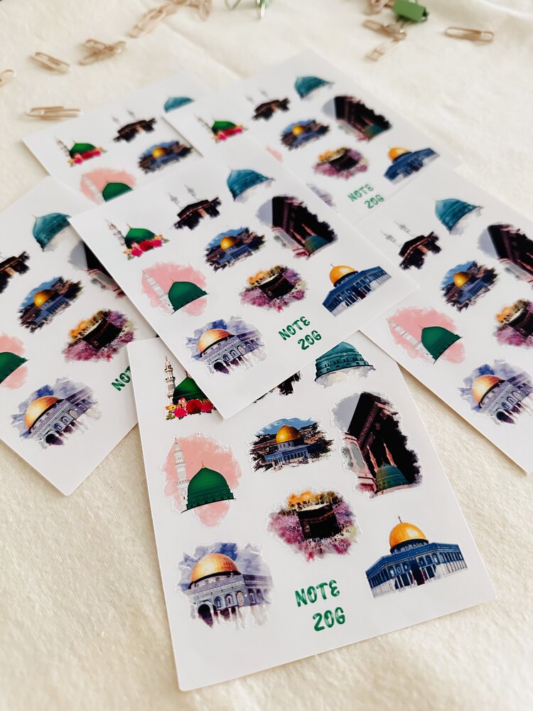 Kabe, Mescid-i Aksa, Ravza-i Mutahhara Sticker