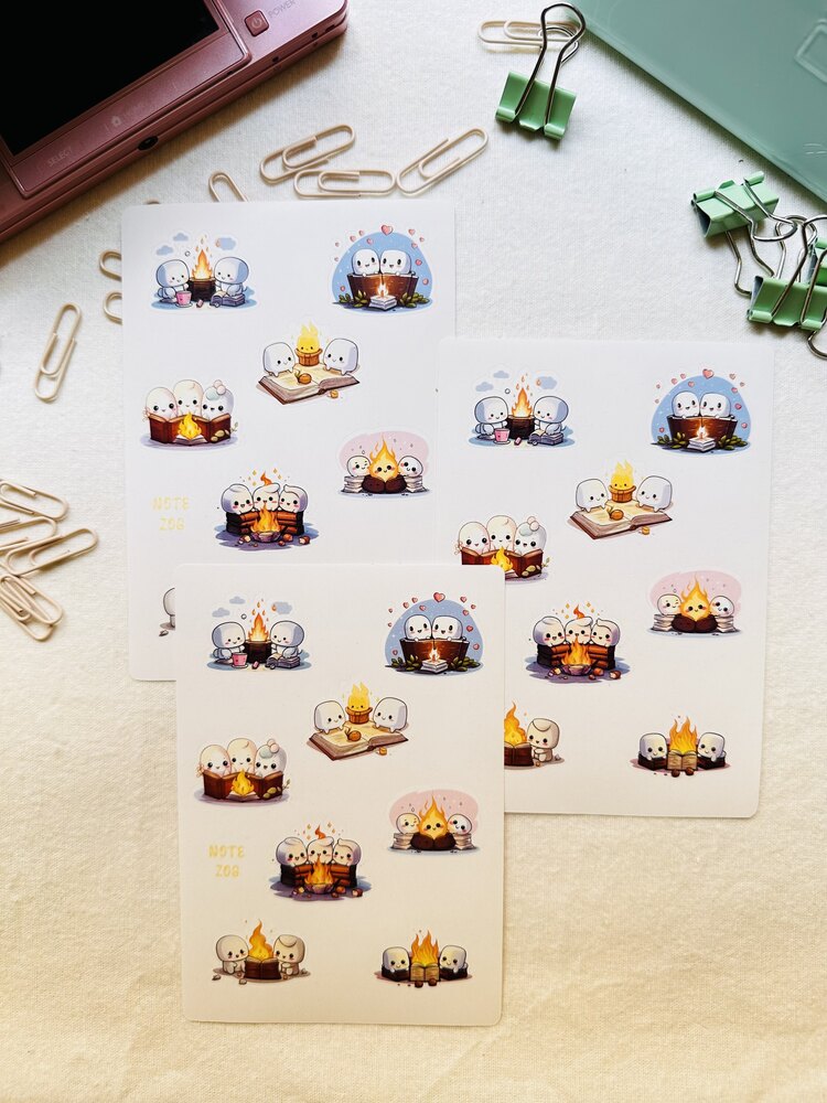 Marshmallow Sticker