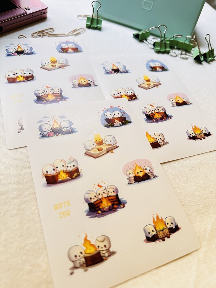 Marshmallow Sticker