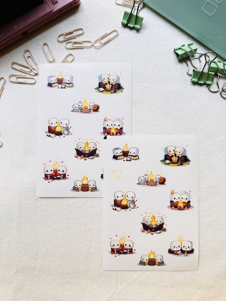 Marshmallow Sticker