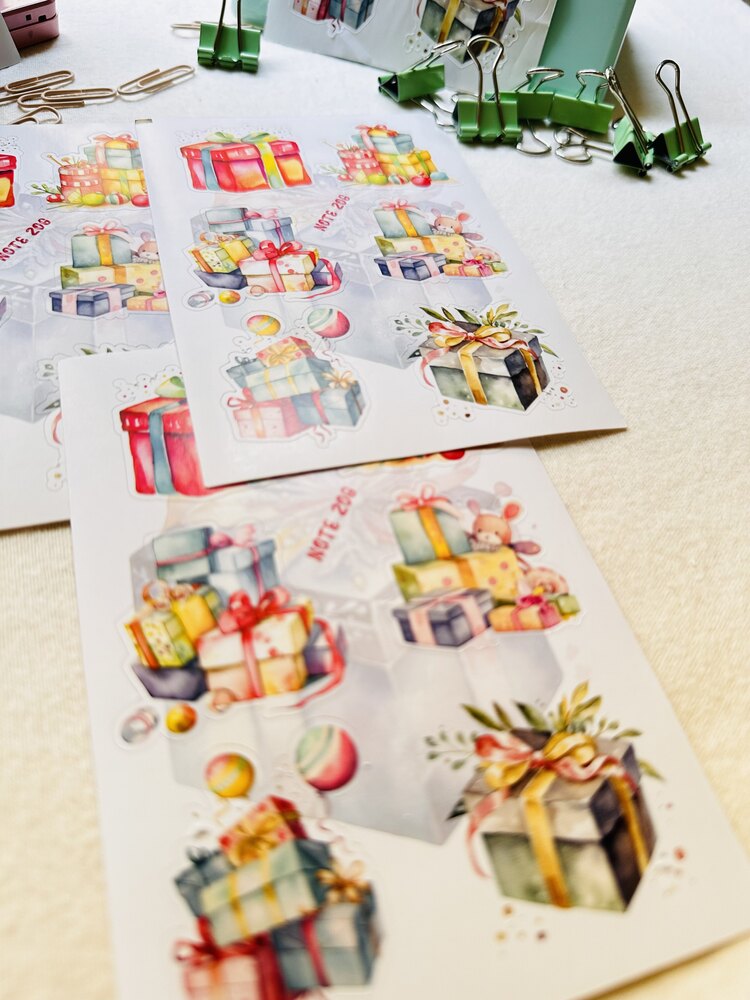 Hediye Paket Sticker