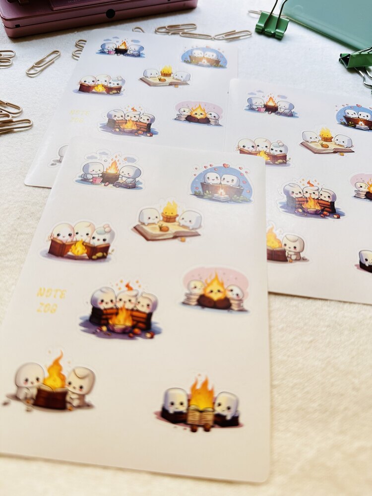 Marshmallow Sticker