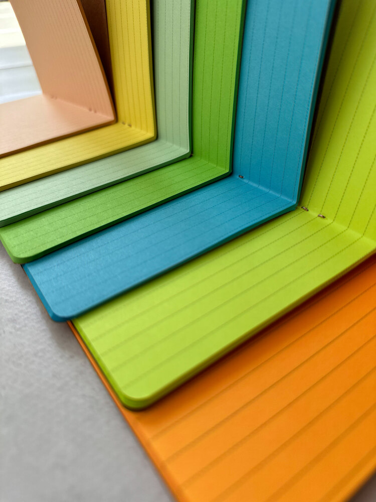Renkli Kraft Kapak A6 Defter