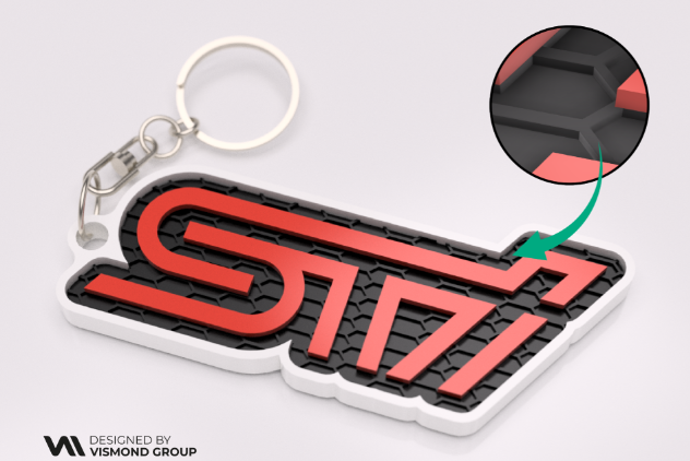 Subaru STİ Araç Anahtarlık
