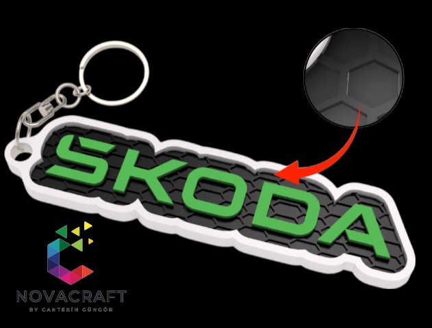 Skoda Araç Anahtarlık