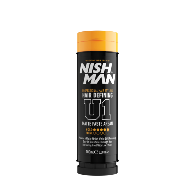 NISHMAN U1 SERT TUTUŞ MAT WAX / SPECIAL EDITION - 100 ML