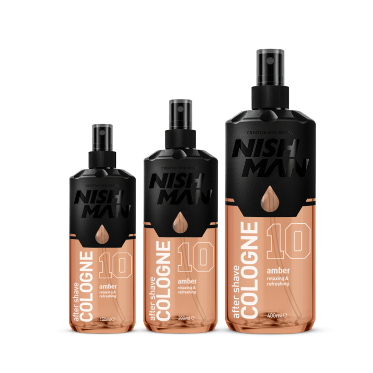 NISHMAN AFTER SHAVE KOLONYA AMBER - 10 400 ml.