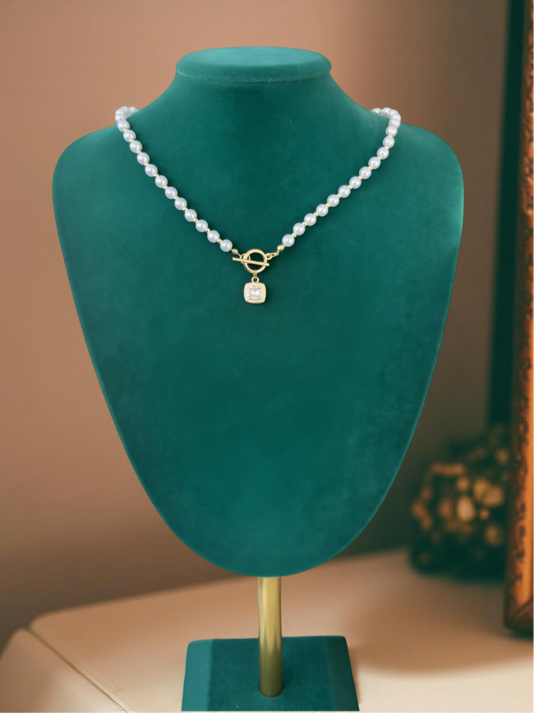 NuMu Jewelry | Pearl Lock Necklace ✨