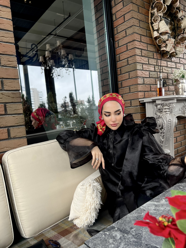 Organze tasarım gömlek