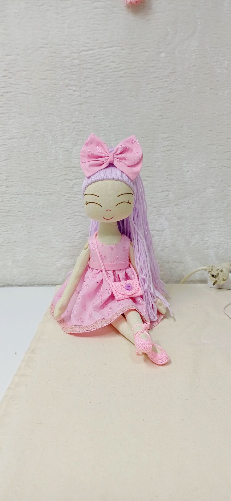 fisto pembe elbiseli Nurlisa kız bebek