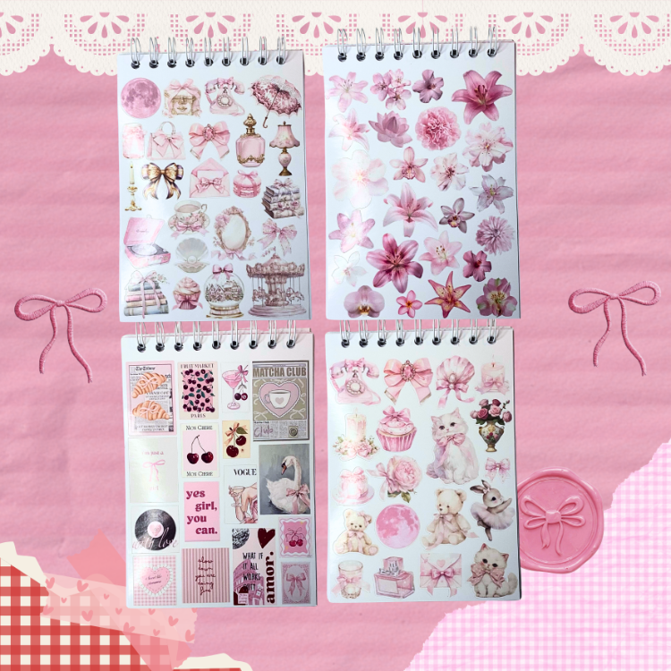 Pink Sticker Book