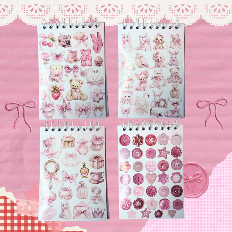 Pink Sticker Book