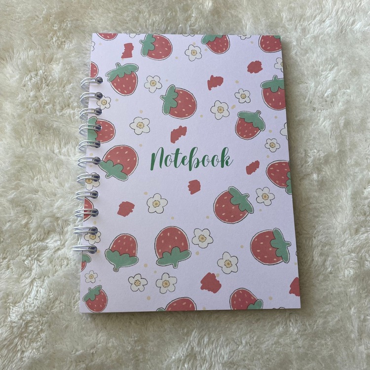 çilekli a5 defter
