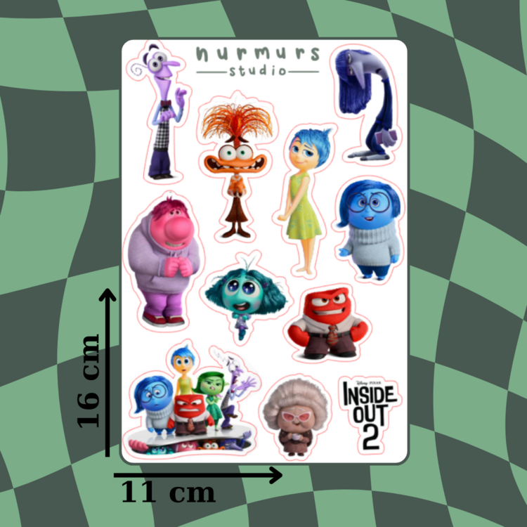 inside out 2 sticker sayfası