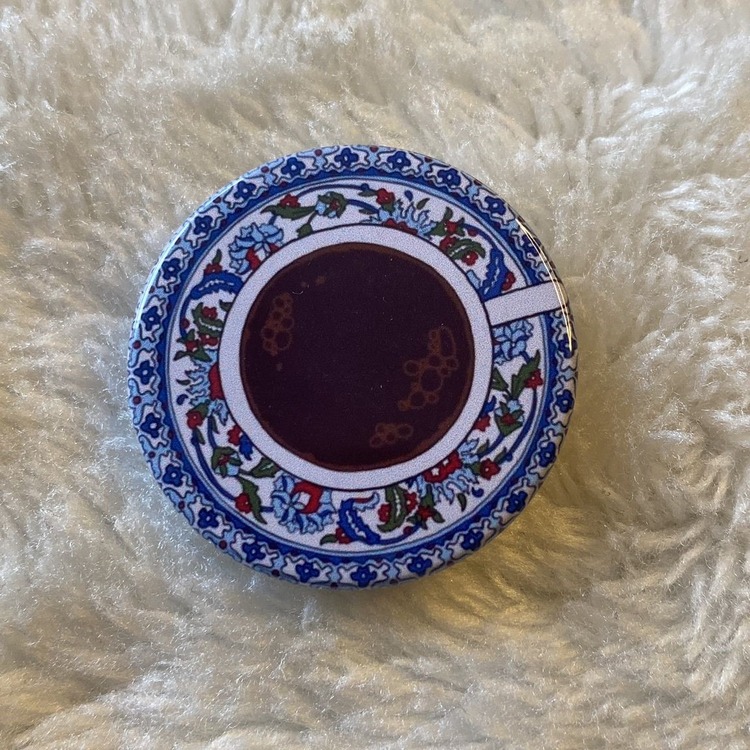 türk kahvesi rozet