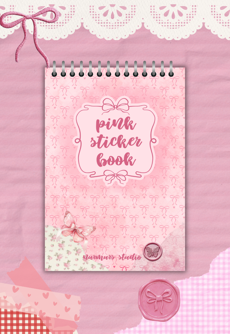 Pink Sticker Book
