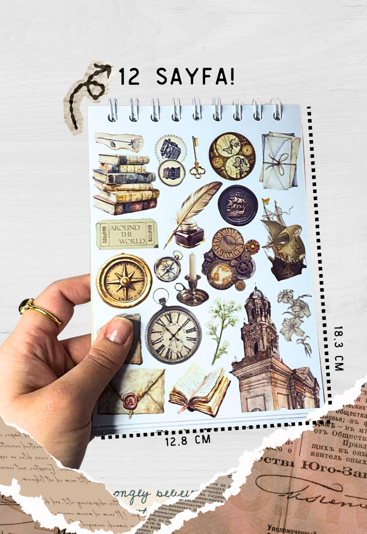 Vintage Sticker book