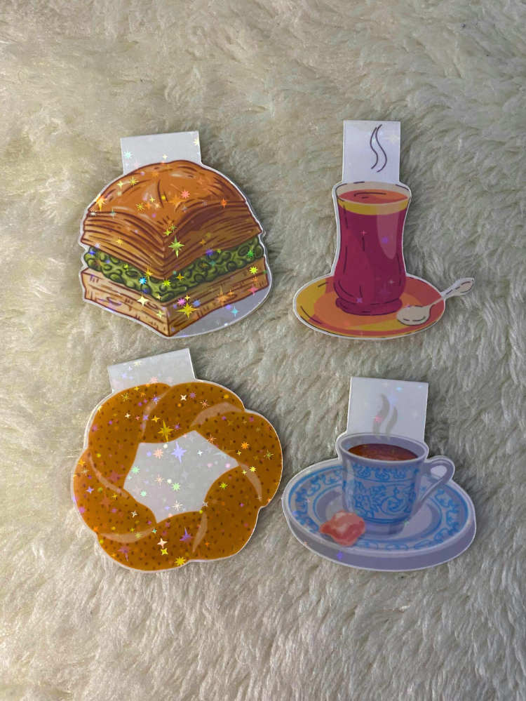Türkiye temalı 4'lü ayraç seti