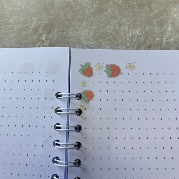 çilekli a5 defter