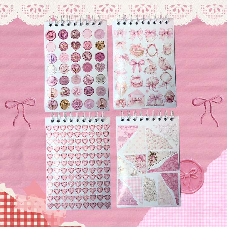 Pink Sticker Book