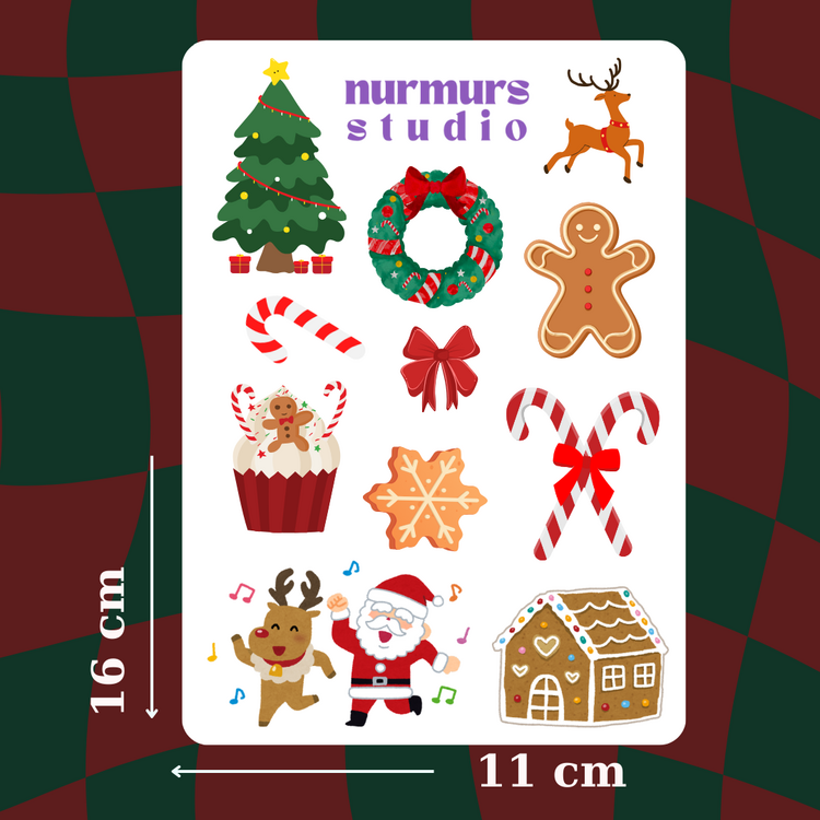 yeni yıl temalı sticker 1