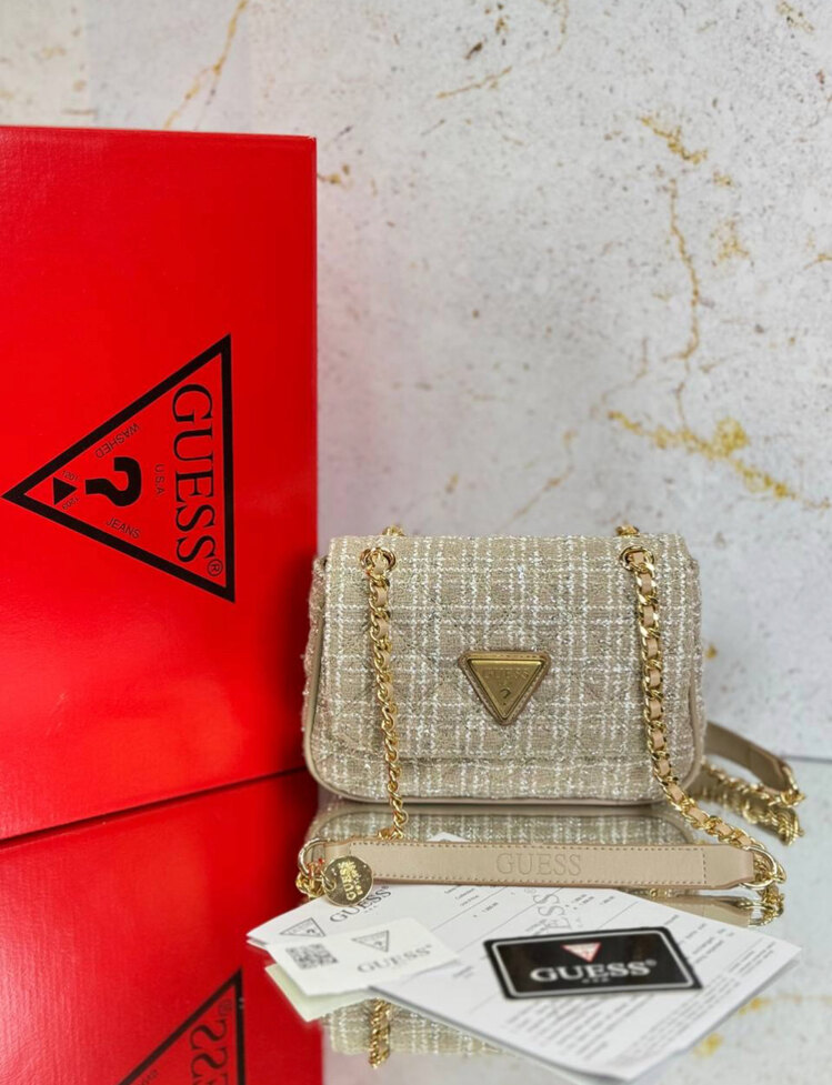 Guess Guilly Tüvit Mini Çanta/Pudra pembe
