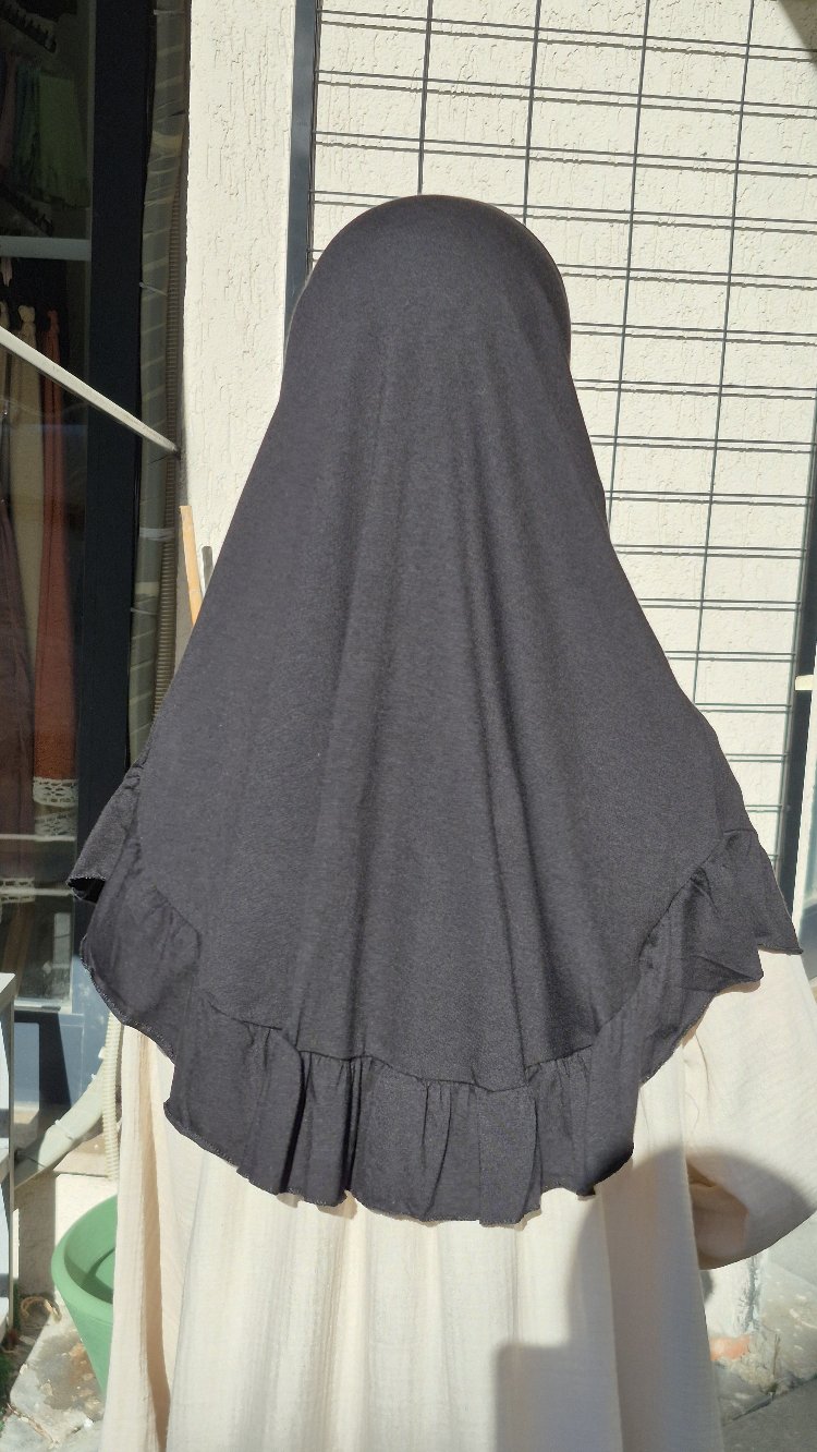 Çocuk Pratik Başörtü (Siyah)