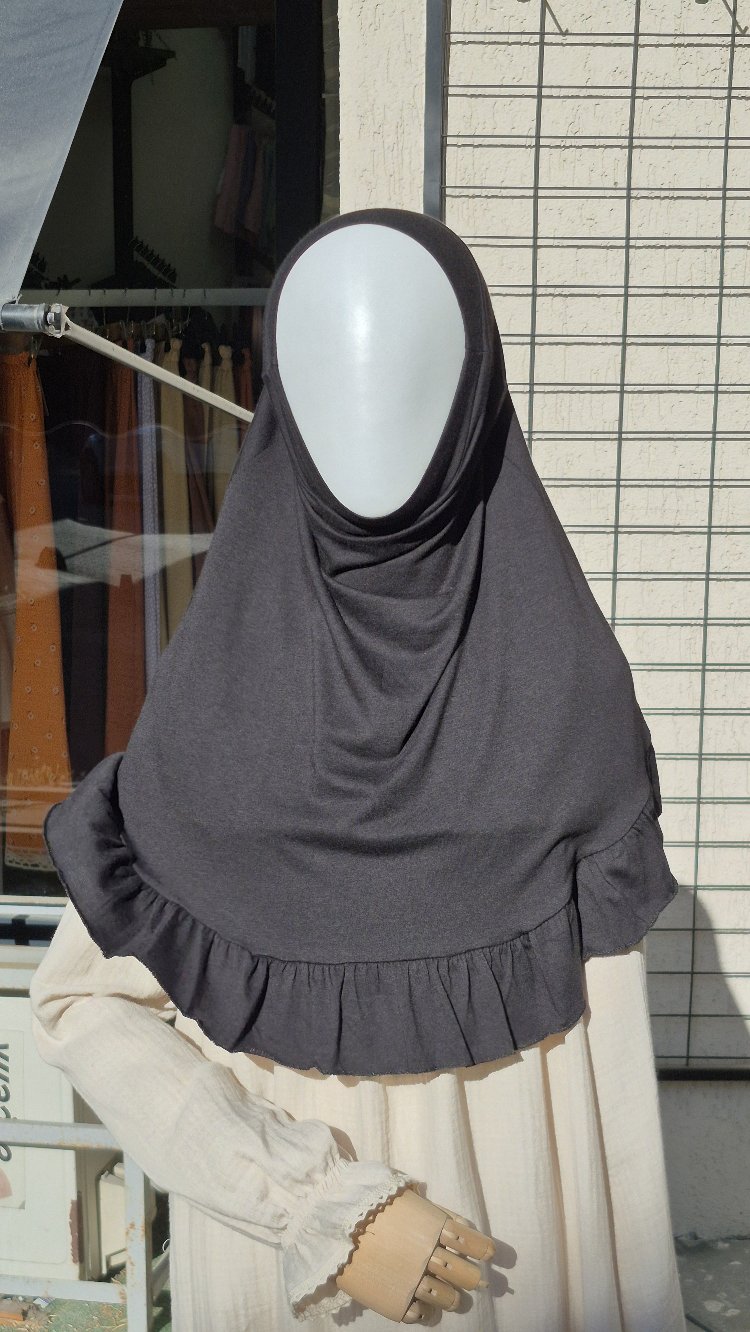 Çocuk Pratik Başörtü (Siyah)