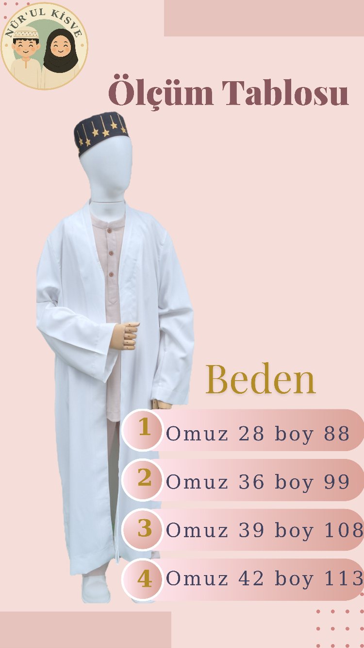 Çocuk Cübbe (Medine ipeği)