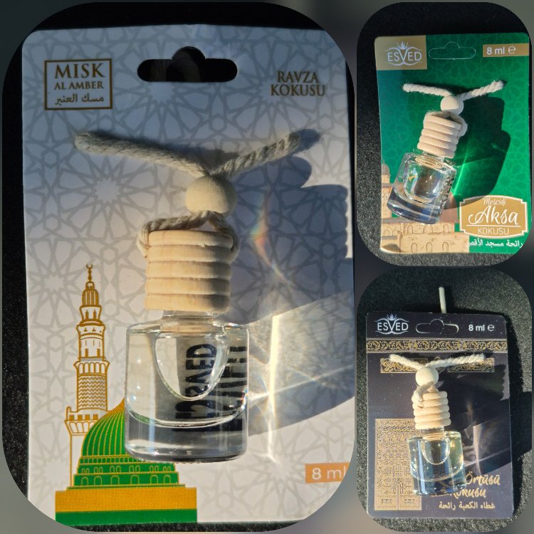 3 Adet Araba Kokusu (Kabe&Ravza&Aksa)