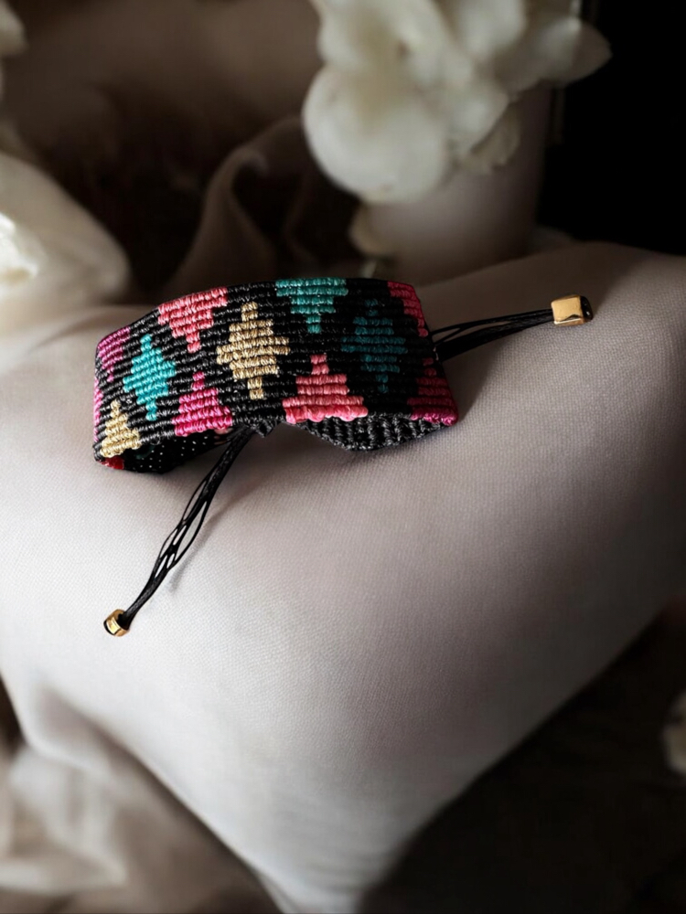 Kilim desen makrome bileklik 