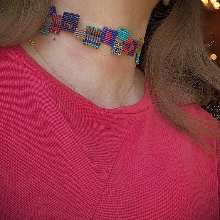 Patch choker -tasma kolye