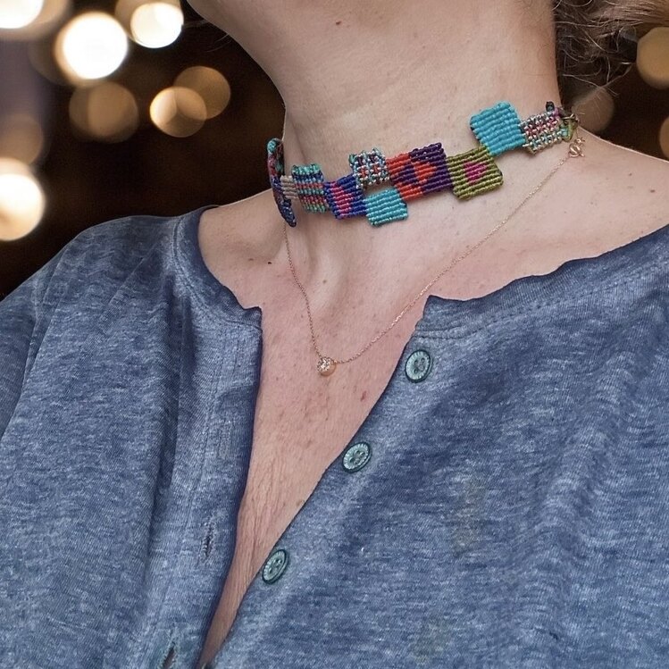 Patch choker -tasma kolye