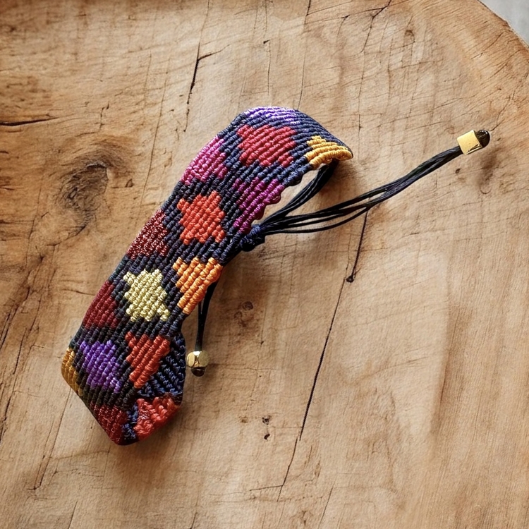 Kilim desen makrome bileklik