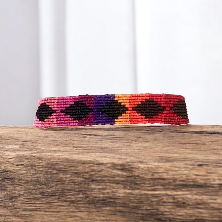 Kilim desen makrome bileklik