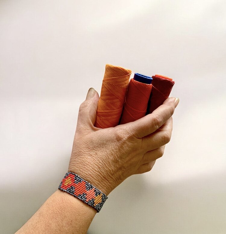 Kilim makrome bileklik