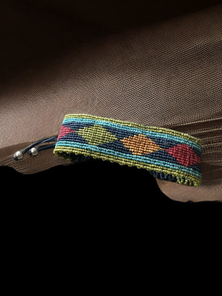 Kilim desen makrome bileklik