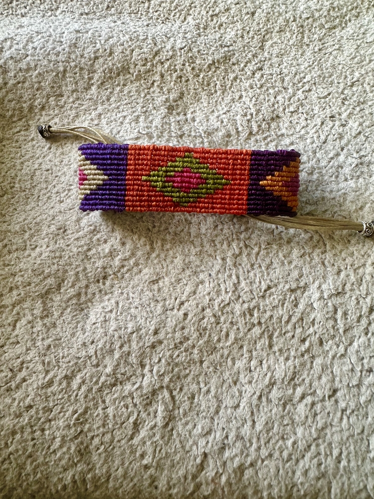 Kilim desen makrome bileklik