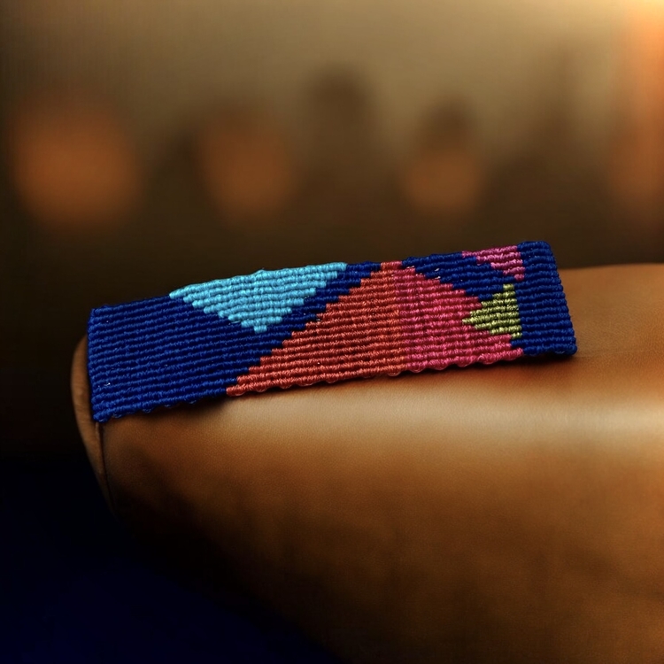 Kilim desen makrome bileklik