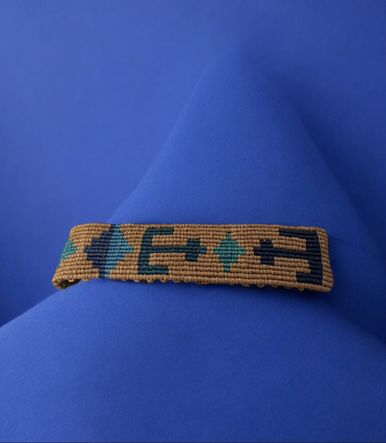 Kilim desen makrome bileklik 