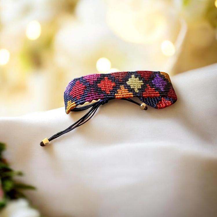 Kilim desen makrome bileklik