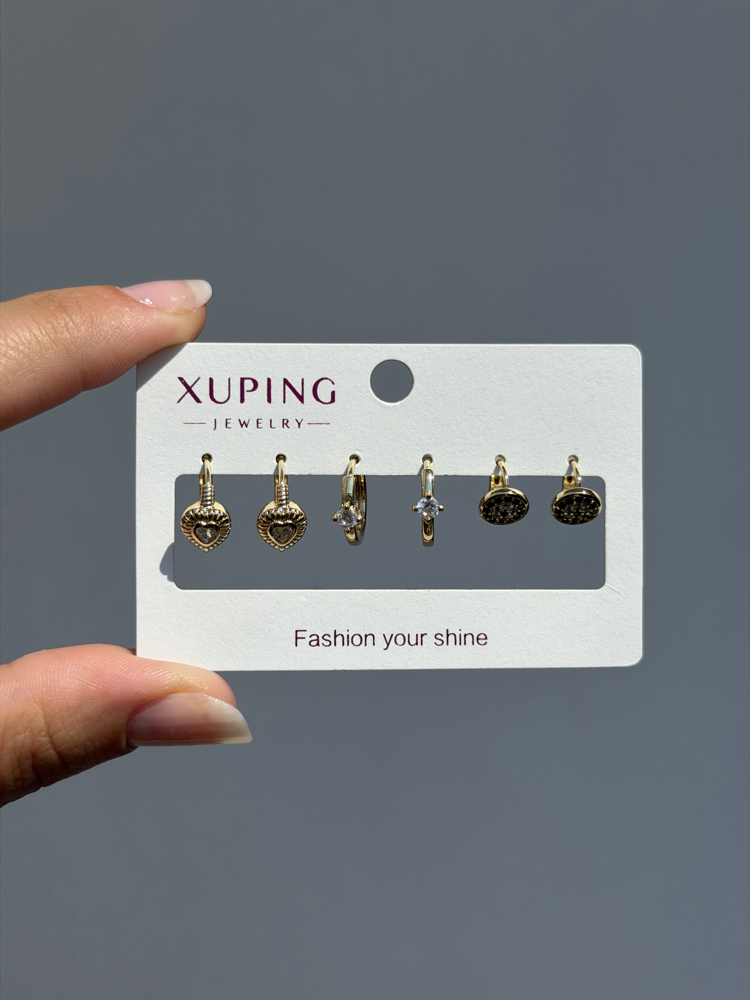 Altılı set küpe l Xuping