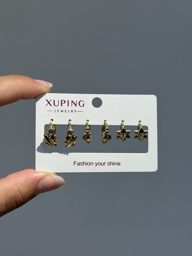 Altılı set küpe l Xuping