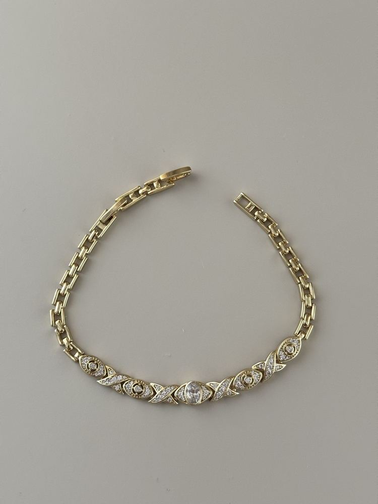 14k vintage göz bileklik l Xuping