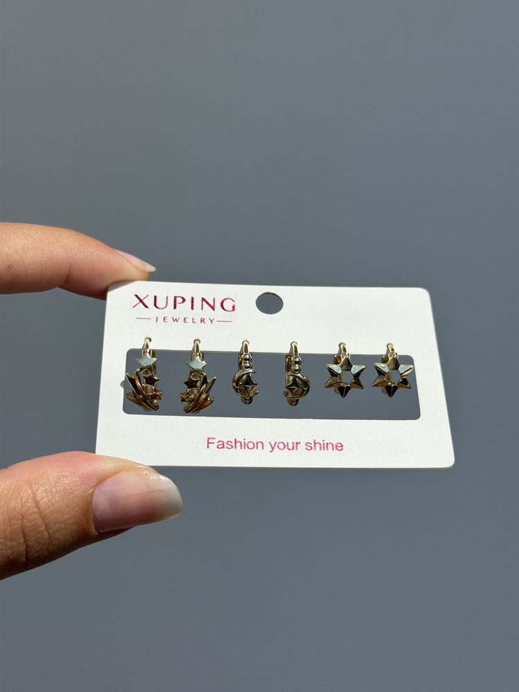 Altılı set küpe l Xuping