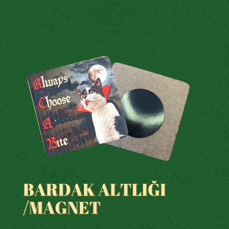ACAB Always Choose a Bite Bardak Altlığı/Magnet