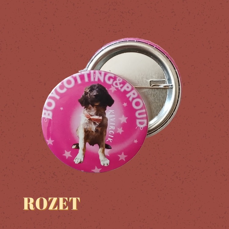 Boycotting & Proud Kıvırcık Rozet