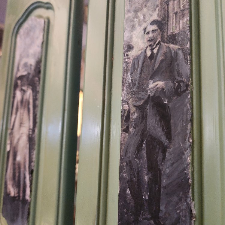 2 Adet Ahşap Duvar Resmi- Gatsby ve Daisy